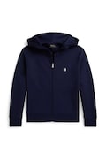 Polo Ralph Lauren dukserica sa kapuljačom za djecu s pamukom mornarsko plava 323A95762006