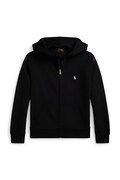 Polo Ralph Lauren dukserica sa kapuljačom za djecu s pamukom crna 323A95762005
