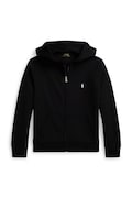 Polo Ralph Lauren dukserica sa kapuljačom za djecu s pamukom crna 323A95762005