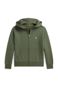Polo Ralph Lauren dukserica na zakopčavanje za djecu s pamukom zelena 323A95762003