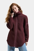 Didriksons bluza rozpinana damska polarowa UMI bordowa 506183
