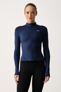 Nike bluza treningowa damska Nike One Fitted Dri-FIT granatowa IM7046.410