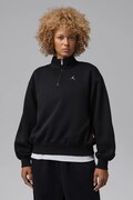 Jordan bluza damska z bawełną Brooklyn Fleece czarna IV7533.010