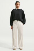 Nike Sportswear bluza oversize damska z bawełną Studio Fleece czarna IM8082.001