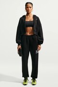 Nike Sportswear bluza rozpinana z kapturem damska z bawełną Studio Fleece czarna IM8499.001