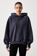 Nike Sportswear mikina s kapucňou dámska s bavlnou Studio Fleece sivá IX7043.013
