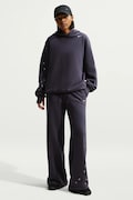 Nike Sportswear μπλούζα με κουκούλα γυναικεία με βαμβάκι Studio Fleece γκρί IX7043.013