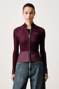 Guess Jeans kardigan dámský s viskózou burgundský W6BR05 Z1248