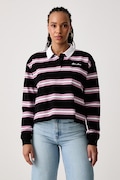 Guess Jeans longsleeve damski bawełniany czarny W6BP07 K5473