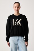 Karl Lagerfeld Jeans mikina dámská bavlněná černá B4W20027
