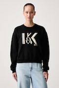 Karl Lagerfeld Jeans mikina dámská bavlněná černá B4W20027