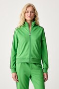 Patrizia Pepe bluza rozpinana damska zielona 2M0000 J0081