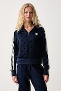 adidas Originals bluza rozpinana damska Satin Polka Dots granatowa LI2852