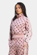 adidas Originals dukserica na zakopčavanje za žene Satin Polka Dots roza LI2851