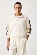 Tommy Hilfiger bluza lounge damska bawełniana beżowa UW0UW06629
