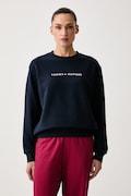 Tommy Hilfiger bluza damska bawełniana granatowa UW0UW06619