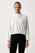 Under Armour bluza sportowa damska polarowa Performance Fleece beżowa 6013668