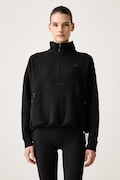 Under Armour μπλούζα γυναικεία με βαμβάκι Unstoppable μαύρη 6013519