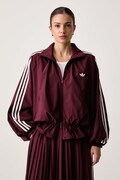 adidas Originals hanorac cu fermoar pentru femei Advanced Archive burgund LG3959