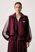 adidas Originals hanorac cu fermoar pentru femei Advanced Archive burgund LG3959