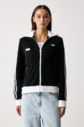 adidas Originals bluza rozpinana damska z bawełną Adiluna Season 2 x Jennie czarna LD8924