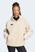 adidas Originals μπλούζα με κουκούλα γυναικεία φλις Adiluna Season 2 x Jennie μπεζ LD4967