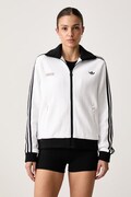 adidas Originals bluza rozpinana damska z bawełną Adiluna Season 2 x Jennie biała LD4966