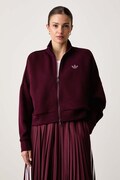adidas Originals hanorac cu fermoar pentru femei Spacer burgundiu KY0859