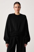 adidas Originals hanorac pentru femei din bumbac Winterized Double negru KS9231
