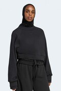 adidas Originals bluza damska bawełniana Winterized Double czarna KS9231