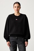 Tommy Jeans bluza damska z bawełną czarna DW0DW23297