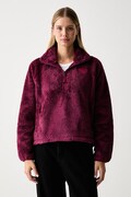 The North Face pulover ženski flis Osito bordo NF0A8H1GMVO1