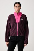 Columbia bluza rozpinana damska polarowa Sequoia Grove bordowa 2173801