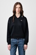 Fred Perry bluza damska z bawełną granatowa G3140