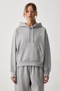 The North Face mikina s kapucňou dámska s bavlnou Essential sivá NF0A8HBXCQO1