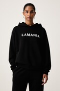 La Mania bluza damska z bawełną EVERY czarna EVERY