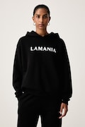La Mania bluza damska z bawełną EVERY czarna EVERY