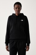 The North Face bluza z kapturem damska z bawełną Evolution czarna NF0A8CWNJK31