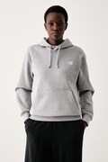 The North Face bluza z kapturem damska z bawełną Evolution szara NF0A8CWNCQO1