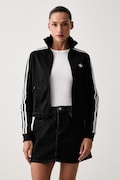 adidas Originals кофта на застібці жіноча Pleated Firebird чорна LG4308