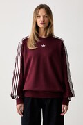 adidas Originals кофта жіноча бавовняна Lace Injection бордо LG4255
