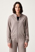 EA7 Emporio Armani bluza rozpinana z kapturem damska brązowa AF12501.7W001381