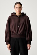 Puma bluza z kapturem damska z bawełną HER brązowa 694027