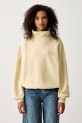 American Vintage bluza damska bawełniana żółta JIT03B