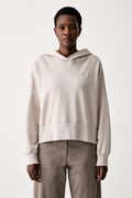 Marc O'Polo bluza z kapturem damska bawełniana beżowa 5000012424