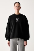 Karl Lagerfeld Jeans кофта жіноча бавовняна чорна B3W20044