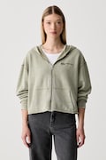 Karl Lagerfeld Jeans bluza oversize damska bawełniana zielona B3W20020