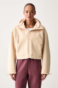 adidas by Stella McCartney dukserica sa flisom za žene bež KG5776