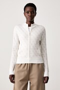Guess bluza rozpinana damska z dodatkiem wełny ANEIRA beżowa V6BR03 Z1482