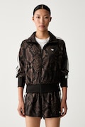 adidas Originals bluza rozpinana damska Satin Snake brązowa KX1884
